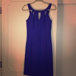 Laundry by Shelli Segal purple cocktail dress